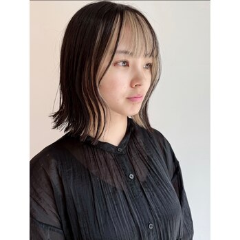 顔まわりカット　顔まわりレイヤー　レイヤーカット