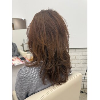 トップフワッと38mm巻き髪　ロングレイヤー